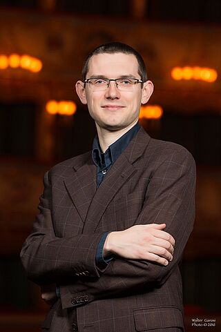 Portrait des polnischen Pianisten Jakub Tchorzewski.