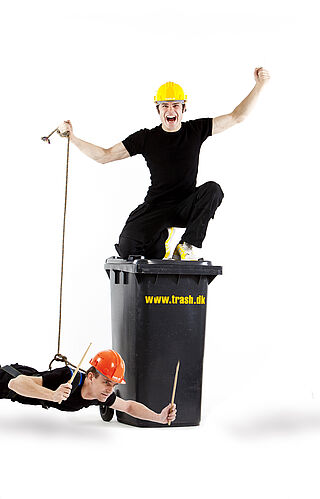 Das dänische Performer Duo Trash