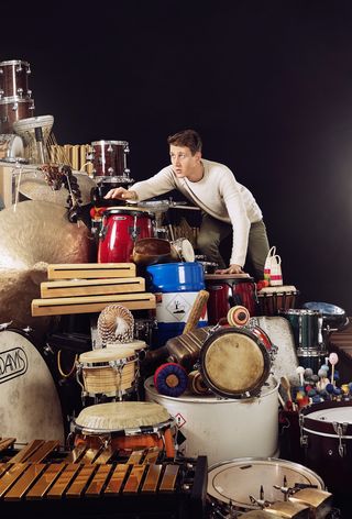 Der Schlagzeuger Alexej Gerassimez